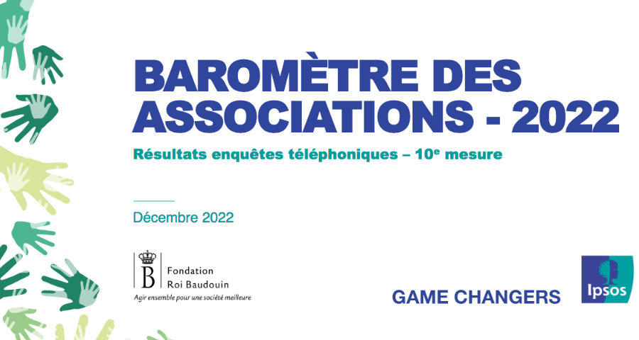 Cover detail from King Badouin Foundation Associations Barometer 2022