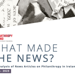 Cover of Irish report on how philanthropy is covered in the media