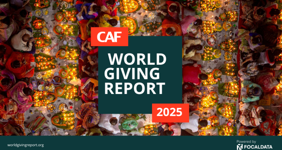 World Giving Report 2025 cover