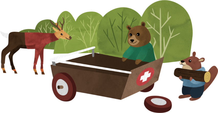 Oxfam Germany - illustration from Sometimes the world's not fair book