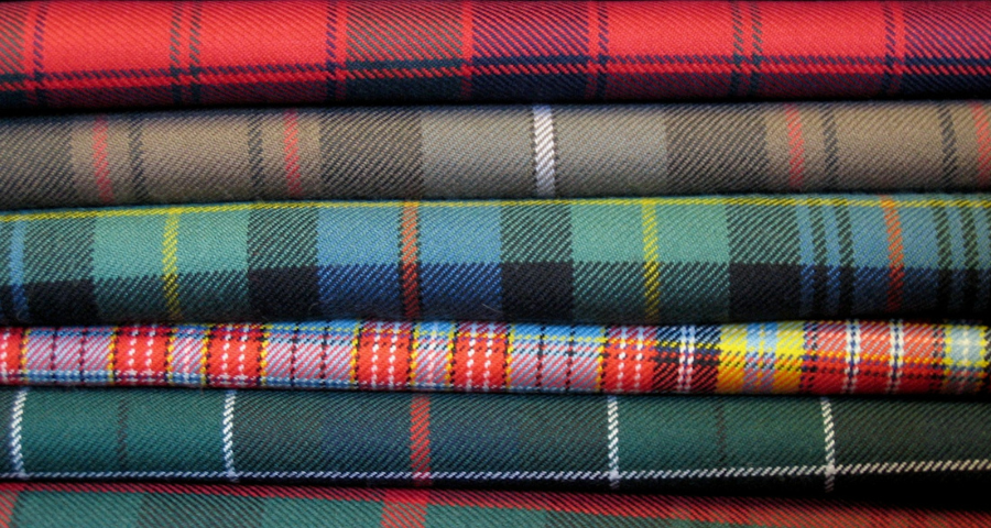 Scottish tartans by Henrik Hjortshøj on Unsplash