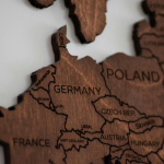 A wooden map of Europe by Anthony Becky on Pexels