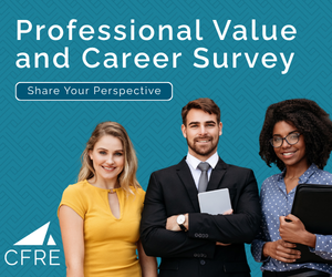 CFRE professional value and career survey graphic