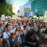 A crowd of people taking part in a peaceful demonstration in Bratislava, Slovakia. By William Gevorg Urban on Pexels